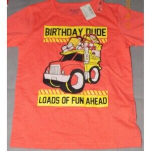 New Children's Place boy's birthday shirt 5T